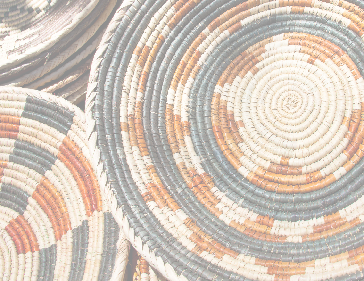 Native America baskets with patterns (background)